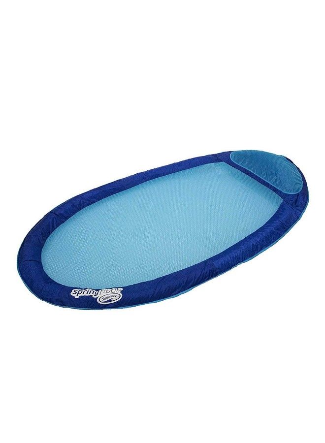 Original Spring Float Floating Swim Hammock For Pool Or Lake Light Blue/Dark Blue