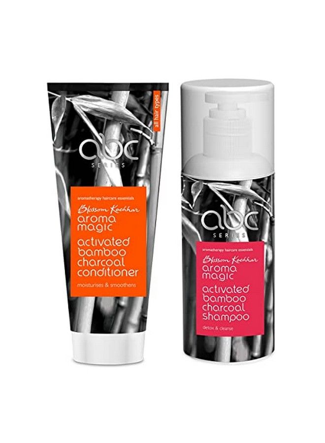Activated Bamboo Charcoal Shampoo 200 Ml & Conditioner 200 Gm Combo