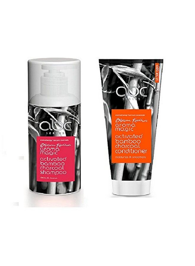 Activated Bamboo Charcoal Shampoo 200 Ml & Conditioner 200 Gm Combo