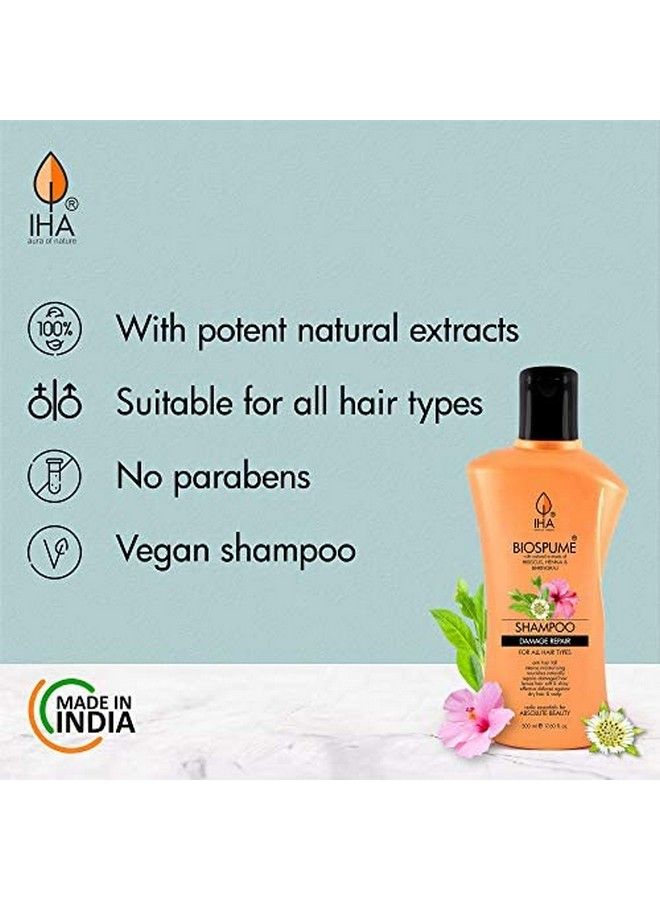 Biospume Herbal Anti Dandruff & Hair Fall Control Shampoo For Men Women 500 Ml For Dry Frizzy Hair With Shikakai Hibiscus Henna Bhringraj Sls & Paraben Free Natural & Mild For Daily Use