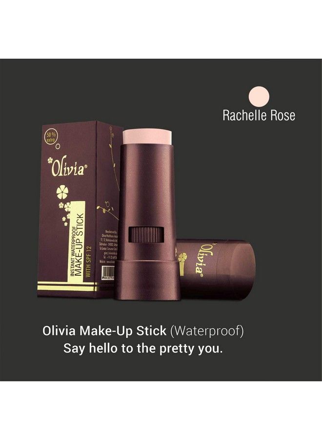 Instant Waterproof Makeup Matte Stick Concealer (Rachelle Rose Shade No.2 Spf 12) Pack Of 3 Matte Finish