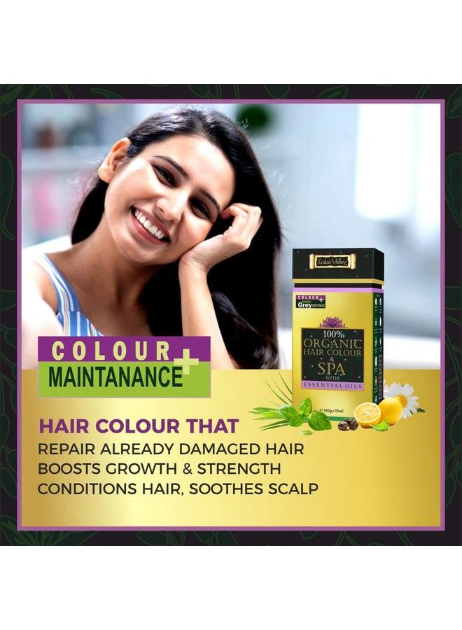 100% Organic Hair Color Medium Brown With Spa Combo With Hair Fall Control Kit Onion Oil And Onion Shampoo (100G 10Ml+200Ml+200Ml =410Ml)