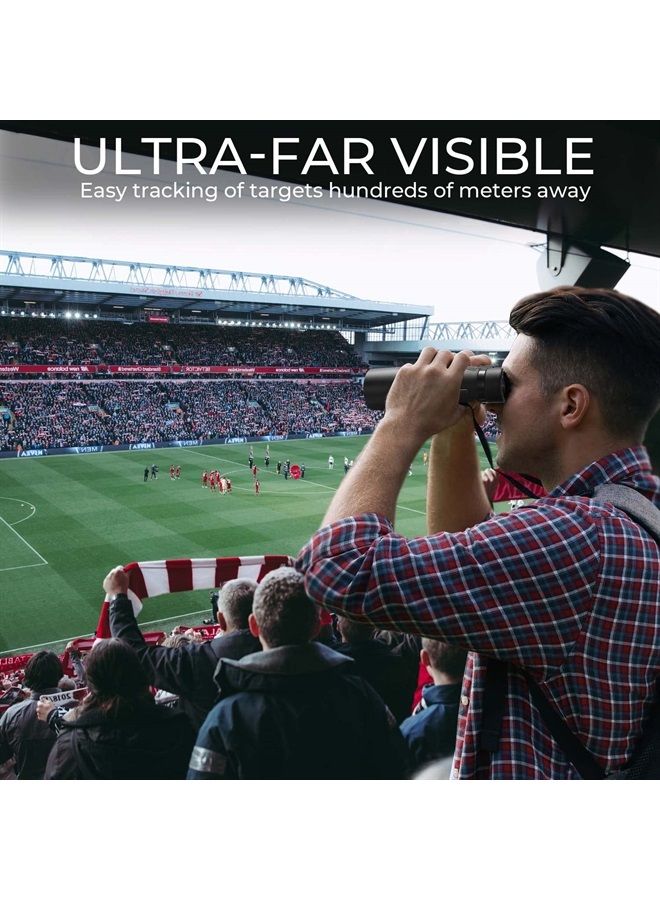 12x32 Compact Binoculars for Kids and Adults, with BAK4 Prism, FMC Lens, IP65 Waterproof & Neck Strap for Bird Watching Hunting Travel Camping Stargazing
