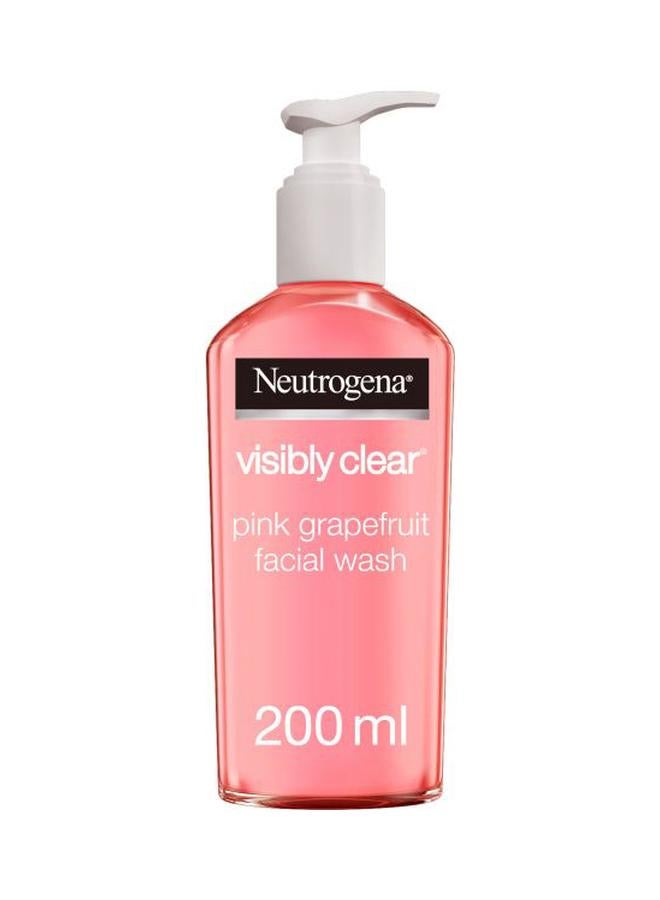 Visibly Clear Pink Grapefruit Facial Wash Pink Grapefruit 200ml