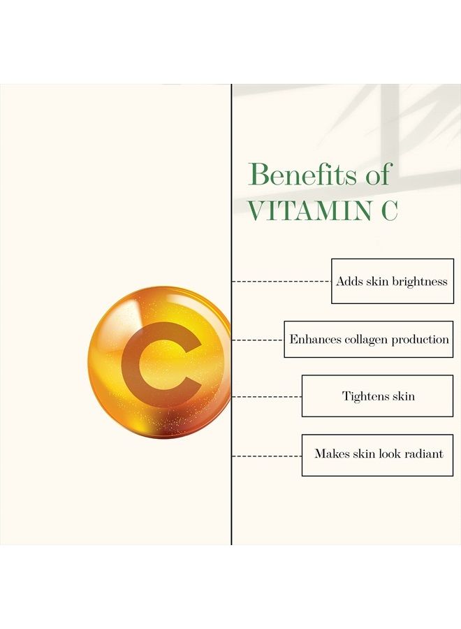 Vitamin C & Vitamin E Age Defying Face Serum | Lightweight Naturally Glowing Serum For All Skin Types | Helps Repair Skin & Wrinkles | No Parabens & Sulphates (10 ml/0.34 Fl Oz)