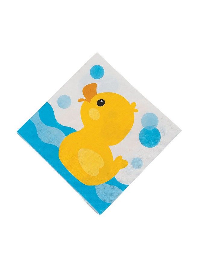 Rubber Ducky Luncheon Napkins (16Pc) Party Supplies 16 Pieces