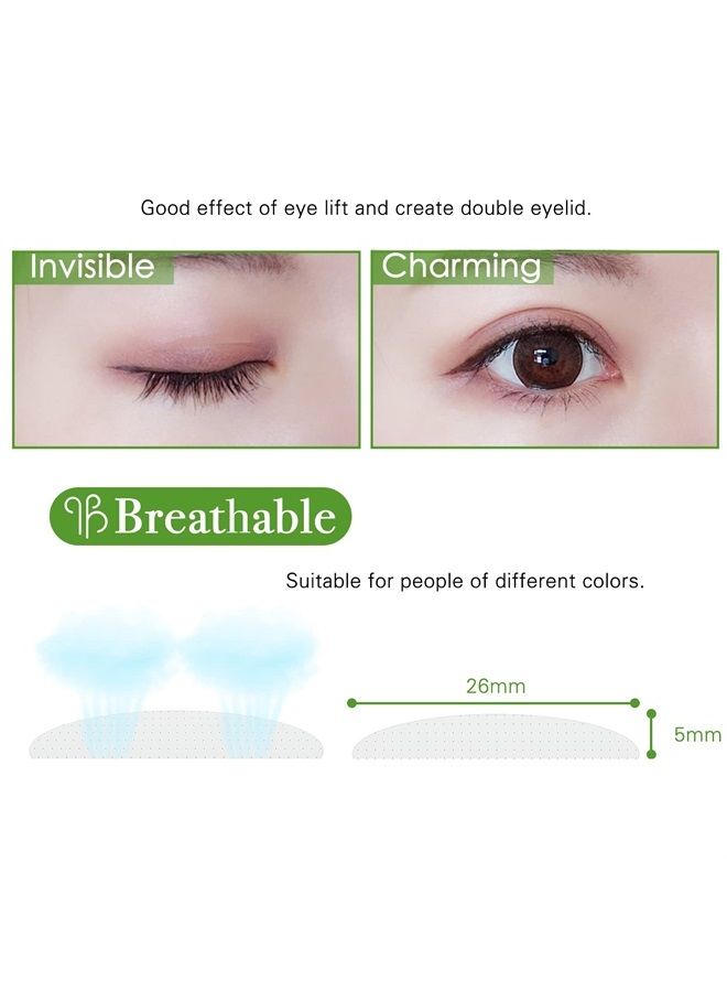 5MM Eyelid Tapes，280pcs Invisible Eyelid Correction strips Beauty Tools, Medical-use Fiber Eyelid Lift Striper(Sticky on One side), Instant Eye Lift Without Surgery, Perfect for Uneven Mono-Eyelids