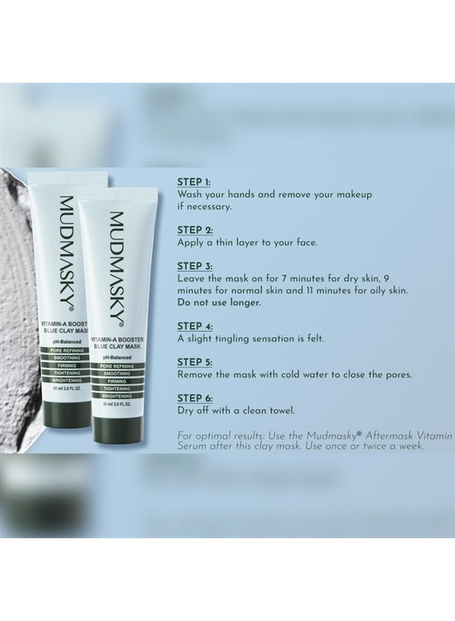 Vitamin-A Booster Blue Clay Mask 60ml / 2.0 FL. OZ.