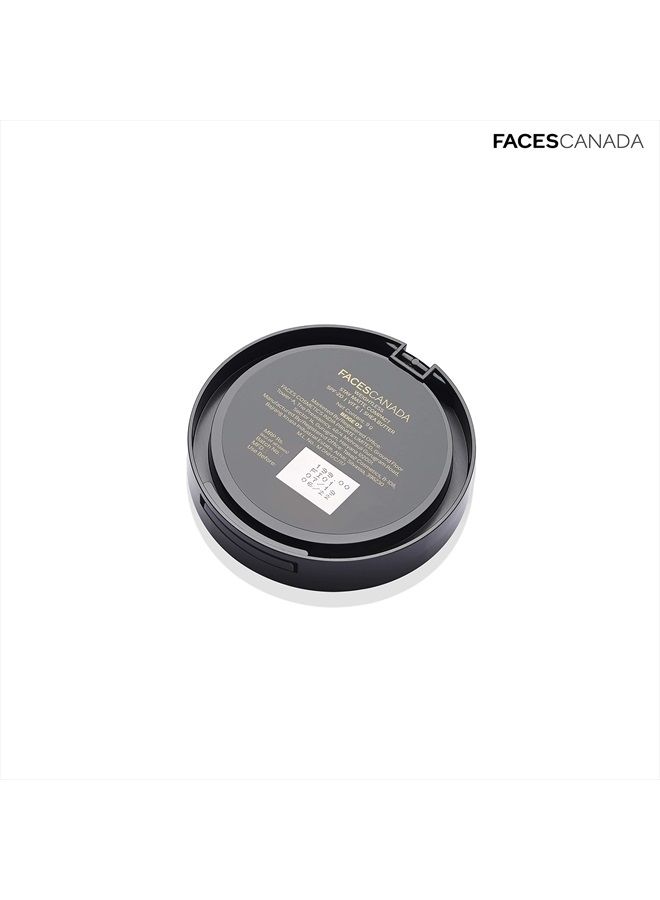 Faces Canada Weightless Stay Matte Compact Vitamin E & Shea Butter, Spf-20 Natural 02, 9 g