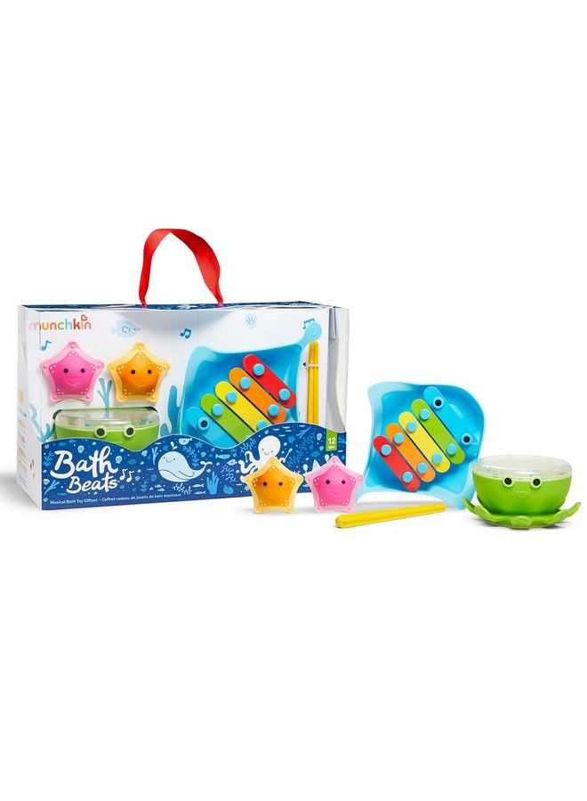 ® Bath Beats™ Musical Toddler Bath Toy Set Includes Xylophone Bath Drum & Shakers