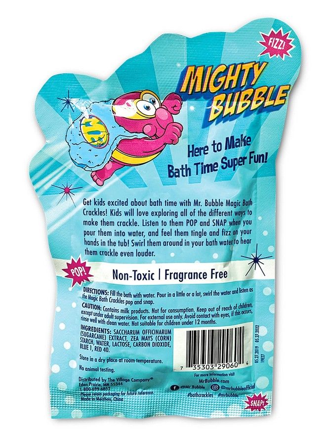 Magic Bath Crackles Fun To Add To Bubble Bath To Make Bath Time Exciting For Kids With Colorful Pops And Fizzy Snap Fun (12 Packets 1 Oz Each)