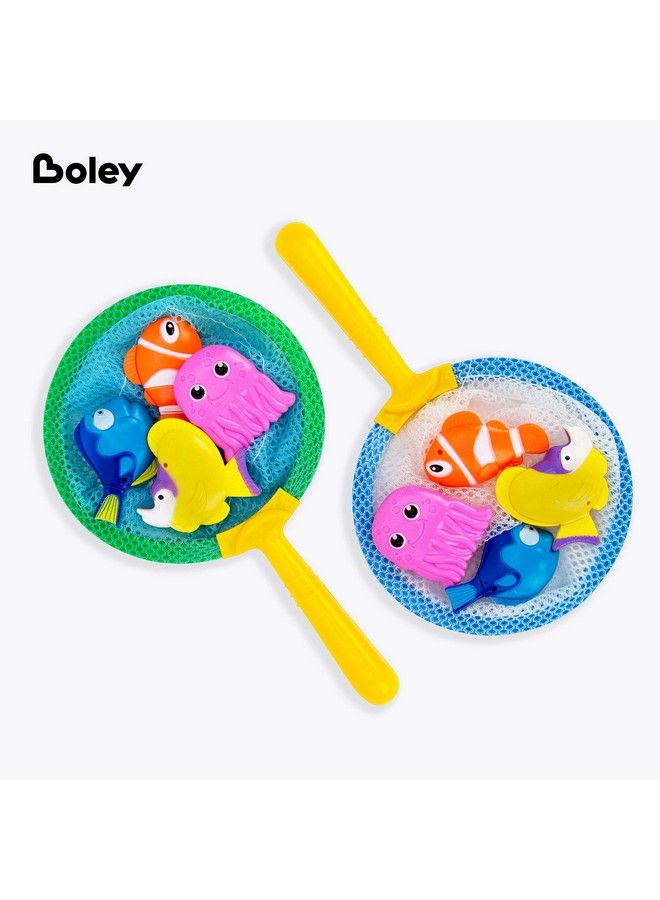 Dive & Grab Fishing Game Set 14 Pc Sinking Bath Toys For Kids Water Games & Bath Toys For Toddlers!