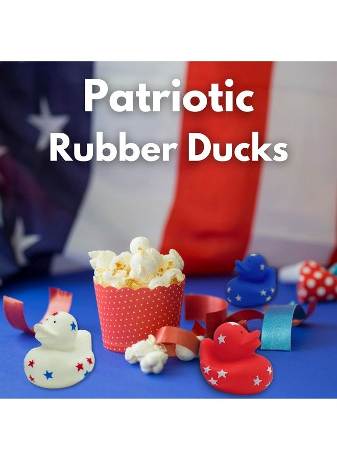 Patriotic Rubber Ducks (24 Pack) Bulk 2