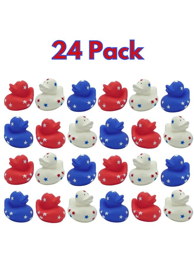 Patriotic Rubber Ducks (24 Pack) Bulk 2
