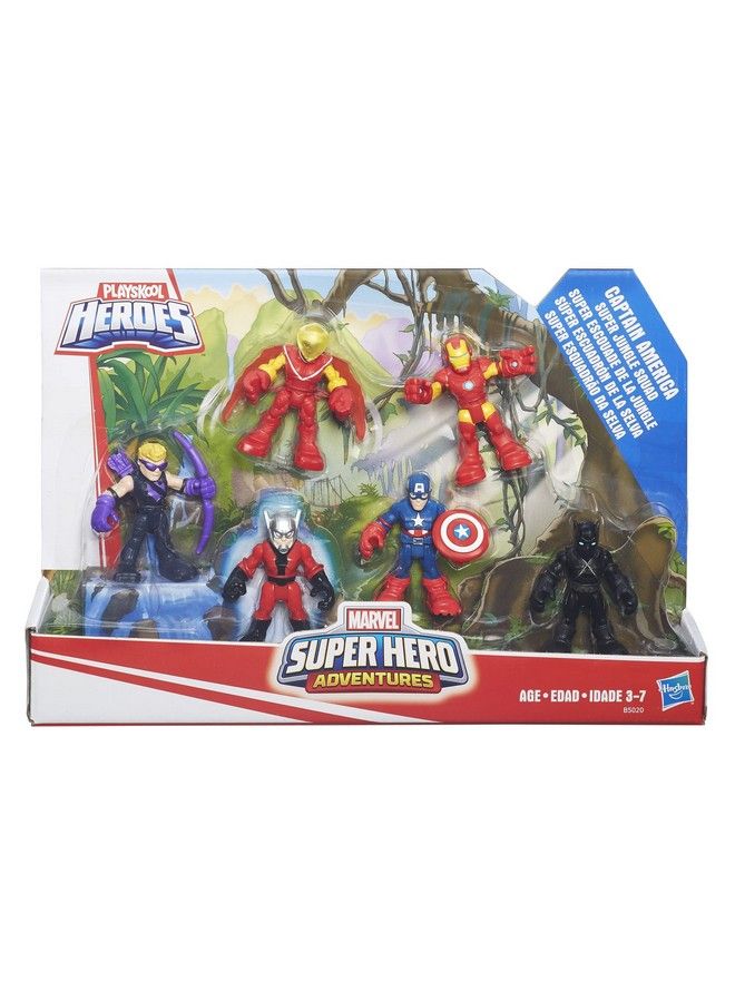 Heroes Super Hero Adventures Captain America Super Jungle Squad