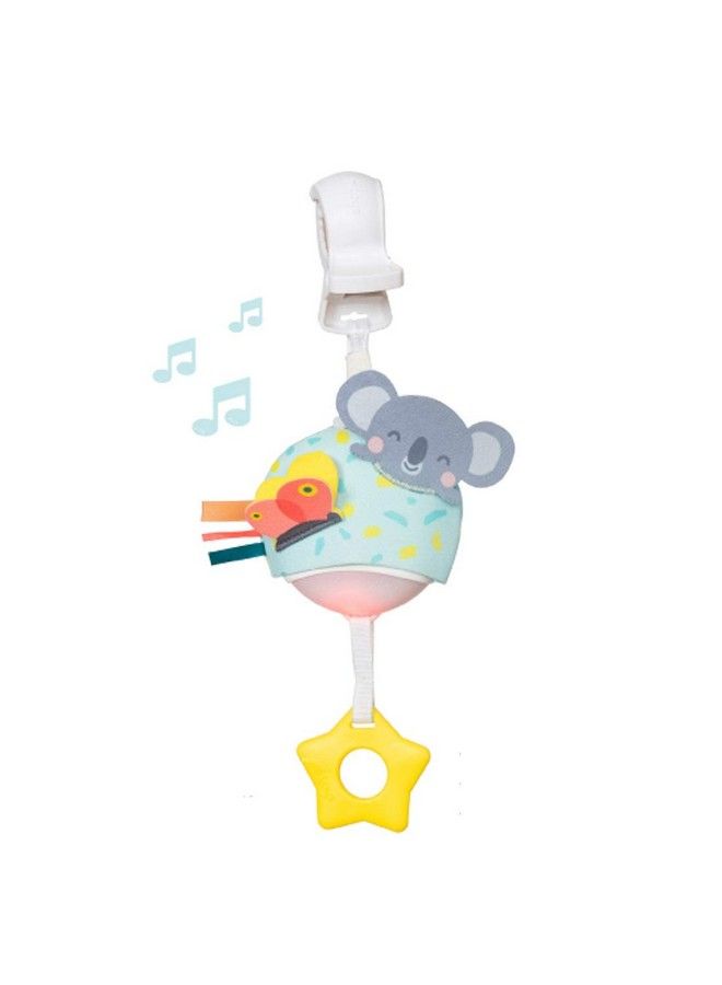 Musical Koala On The Go Pull Down Hanging Music And Lights Infant Toy ; Parent And Baby’S Travel Companion Soothe Baby Keeps Baby Relaxed While Strolling For Newborns And Up