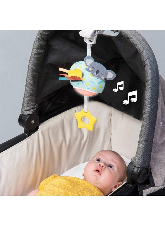 Musical Koala On The Go Pull Down Hanging Music And Lights Infant Toy ; Parent And Baby’S Travel Companion Soothe Baby Keeps Baby Relaxed While Strolling For Newborns And Up