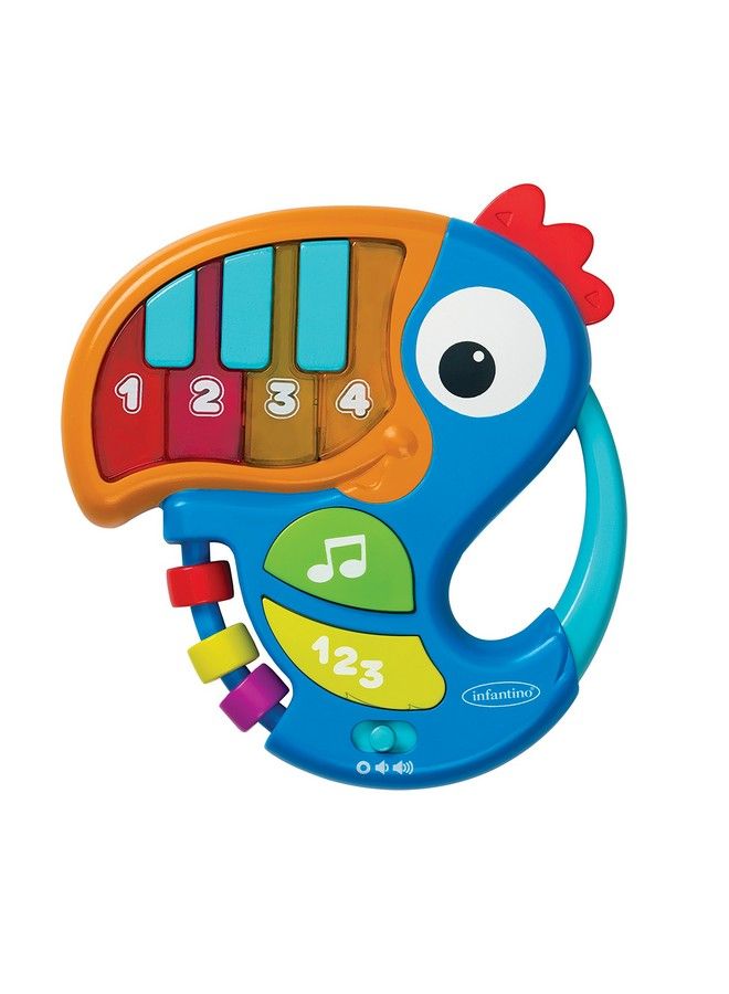 Piano & Numbers Learning Toucan With Light Up Piano Keys And Numbers Songs Words Phrases And Sound Effects Easy To Grasp And Handle For Babies And Toddlers