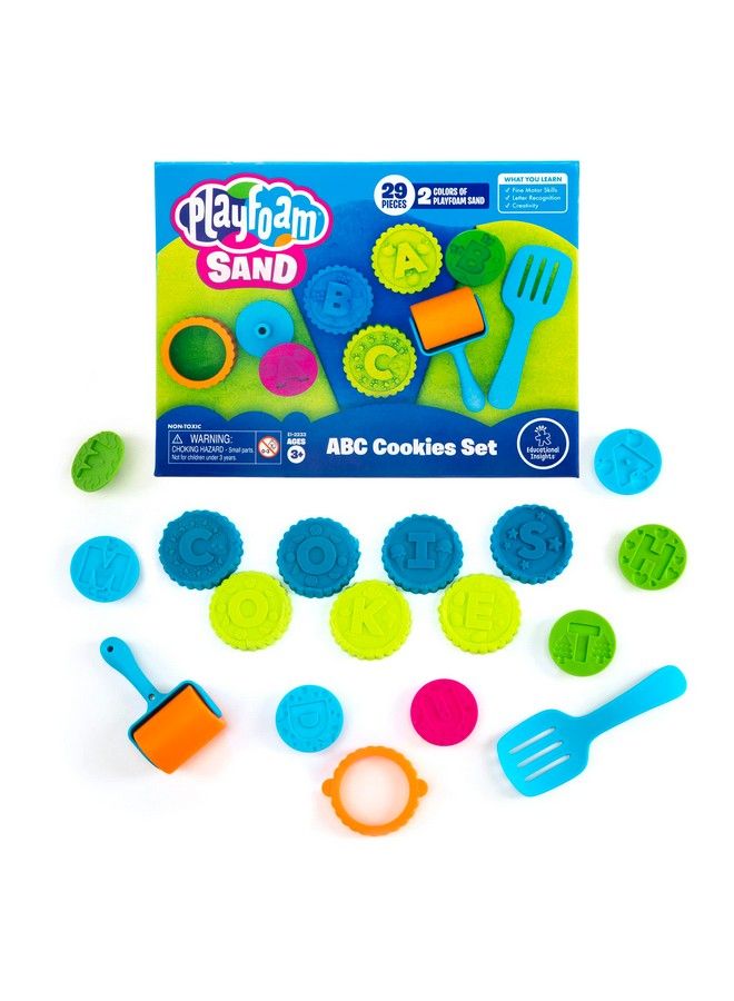 Playfoam Sand Abc Cookies Set Play Sand Sensory Toy Gift For Boys & Girls Ages 3+