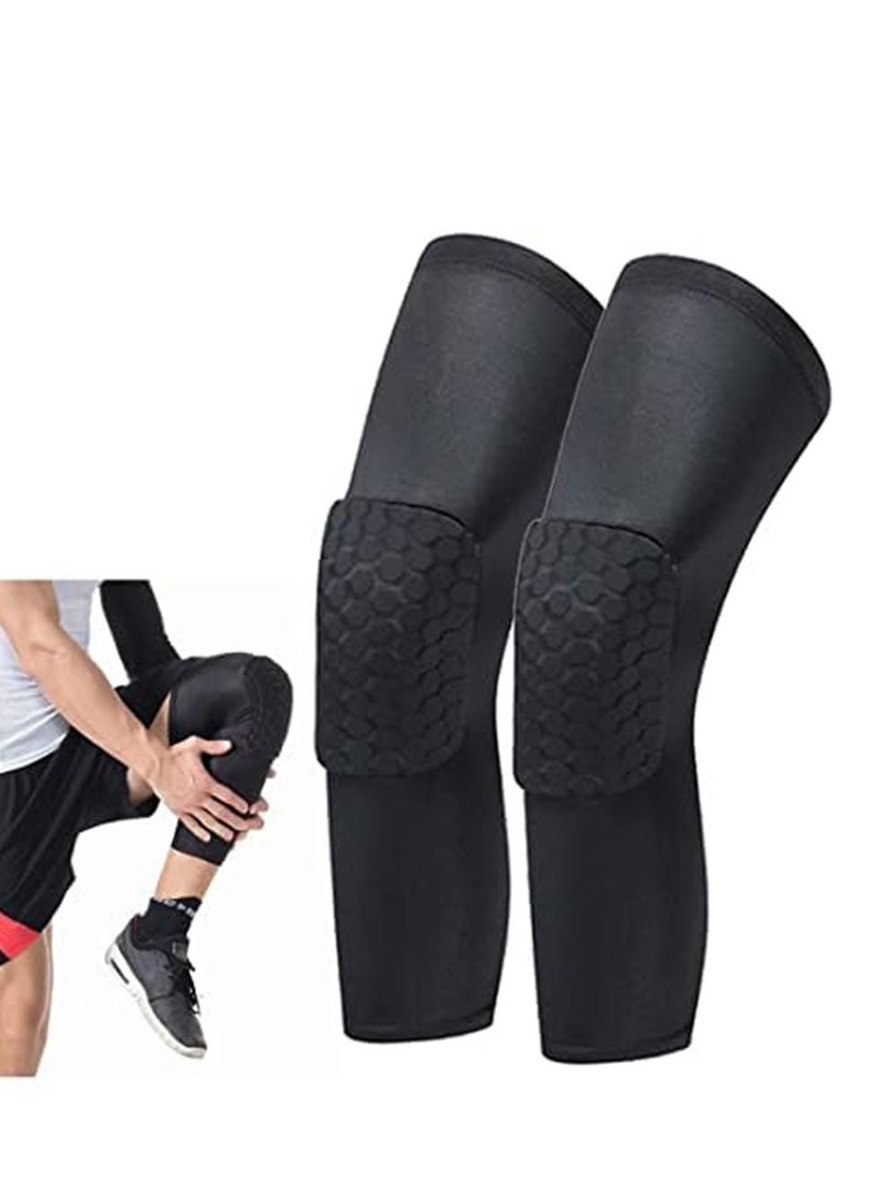 Breathable Basketball Knee pads Protective Hex Honeycomb Compression Kneepad Protective Sport Knee Brace Leg Sleeves Volleyball Rodilleras