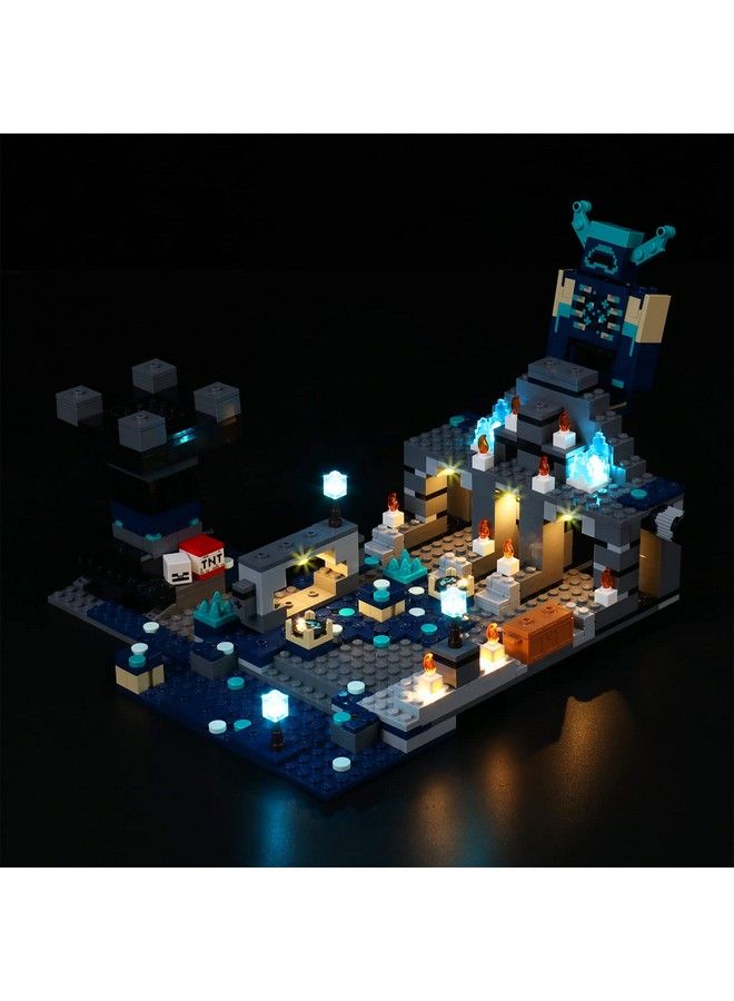 Led Light Kit For Lego Minecraft The Deep Dark Battle 21246 (No Model) Building Lighting Kit Compatible With Lego The Deep Dark Battle Creative Diy Light Kit (Only Light)