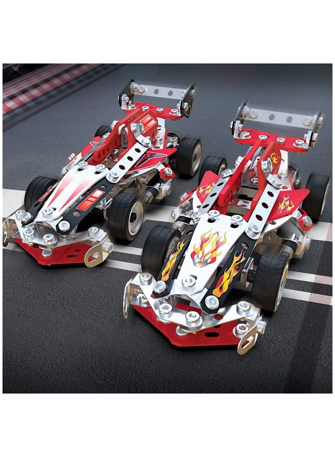 10 In 1 Racing Vehicles Stem Model Building Kit With 225 Parts And Real Tools Kids Toys For Ages 8 And Up