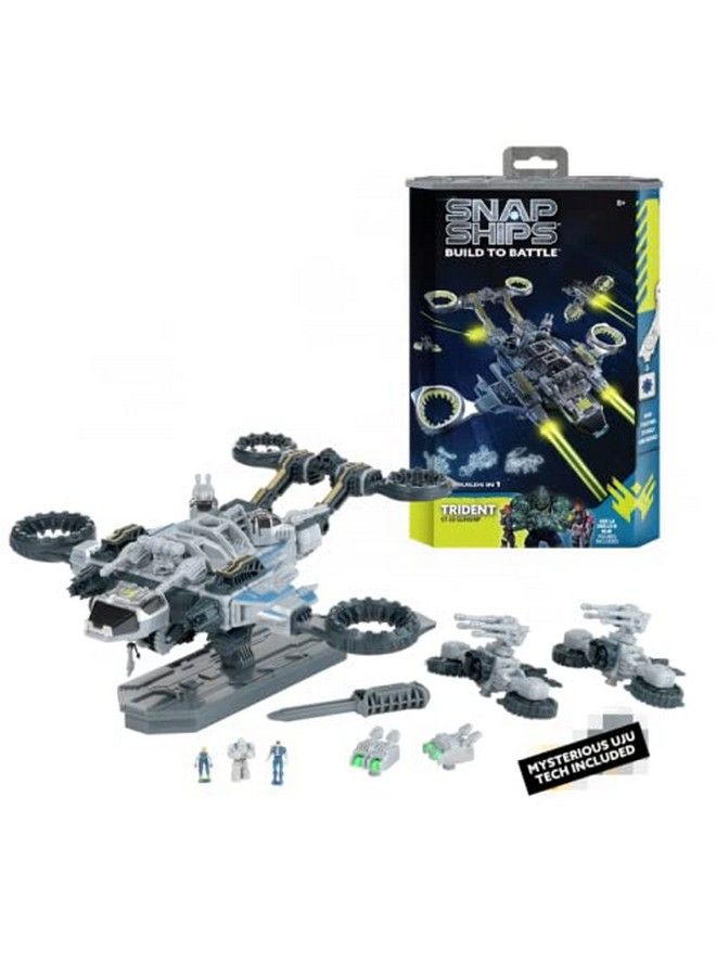 Snap Ships Trident St 33 Gunship Building Construction Toy For Custom Building And Battle Play For Ages 8+