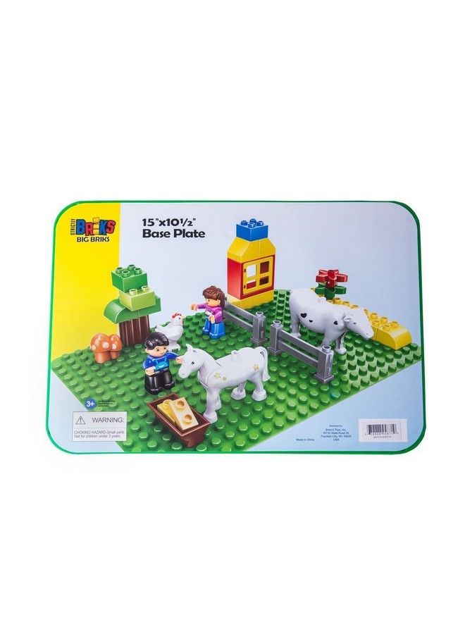 Toy Building Block Classic Big Briks Baseplate 15