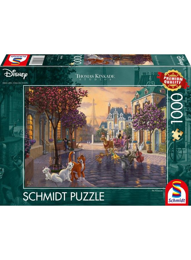 Aristocats Disney Thomas Kinkade Jigsaw Puzzle 1000 59690