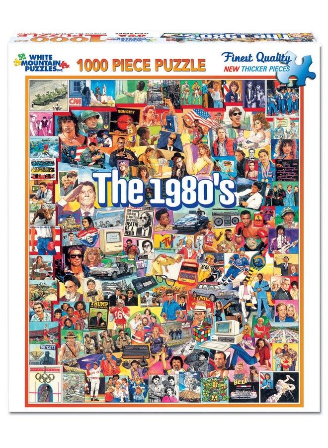 Puzzles The Eighties 1000 Piece Jigsaw Puzzle