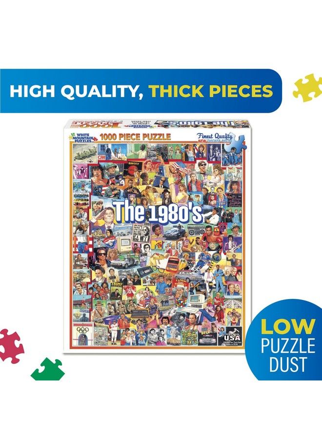 Puzzles The Eighties 1000 Piece Jigsaw Puzzle