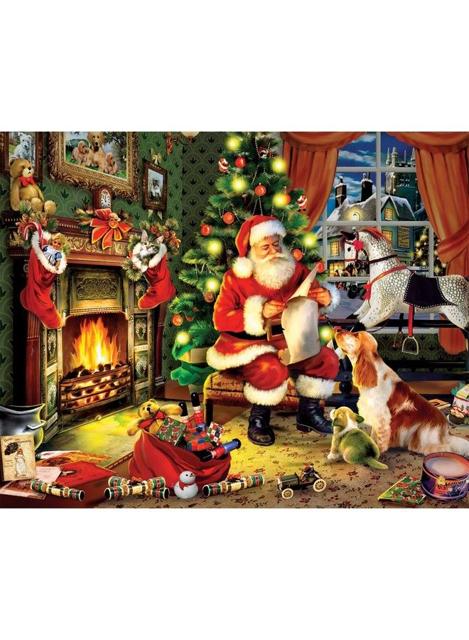 Puzzles Checking It Twice 1000 Piece Jigsaw Puzzle