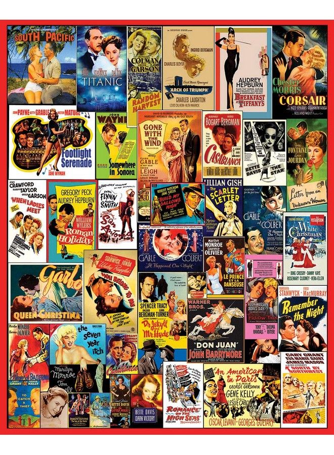 Puzzles Classic Movie Posters 1 000 Piece Jigsaw Puzzle