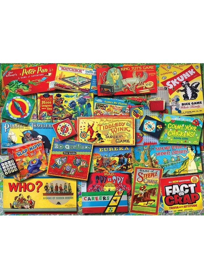 Puzzles Family Game Night 500 Piece Jigsaw Puzzle