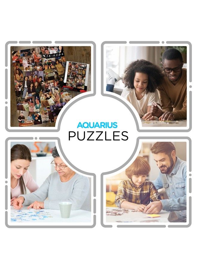 Friends Collage Puzzle (1000 Piece Jigsaw Puzzle) Officially Licensed Friends Tv Show Merchandise & Collectibles Glare Free Precision Fit 20 X 28 Inches