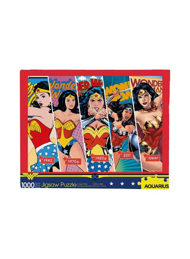 Dc Wonder Woman Puzzle (1000 Piece Jigsaw Puzzle) Officially Licensed Dc Comics Merchandise & Collectibles Glare Free Precision Fit 20 X 28 Inches