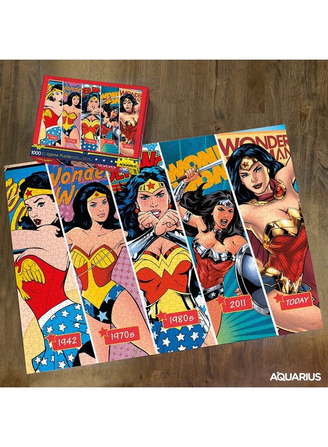 Dc Wonder Woman Puzzle (1000 Piece Jigsaw Puzzle) Officially Licensed Dc Comics Merchandise & Collectibles Glare Free Precision Fit 20 X 28 Inches