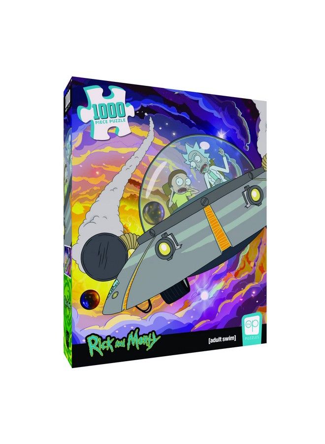 Rick And Morty “The Outside World Is Our Enemy Morty!” 1000 Piece Jigsaw Puzzle ; Officially Licensed Rick & Morty Merchandise ; Collectible Puzzle Featuring Rick And Morty Artwork