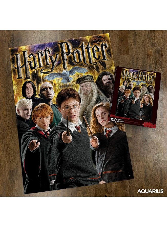 Harry Potter Puzzle Character Collage (1000 Piece Jigsaw Puzzle) Officially Licensed Harry Potter Merchandise & Collectibles Glare Free Precision Fit 20X28In