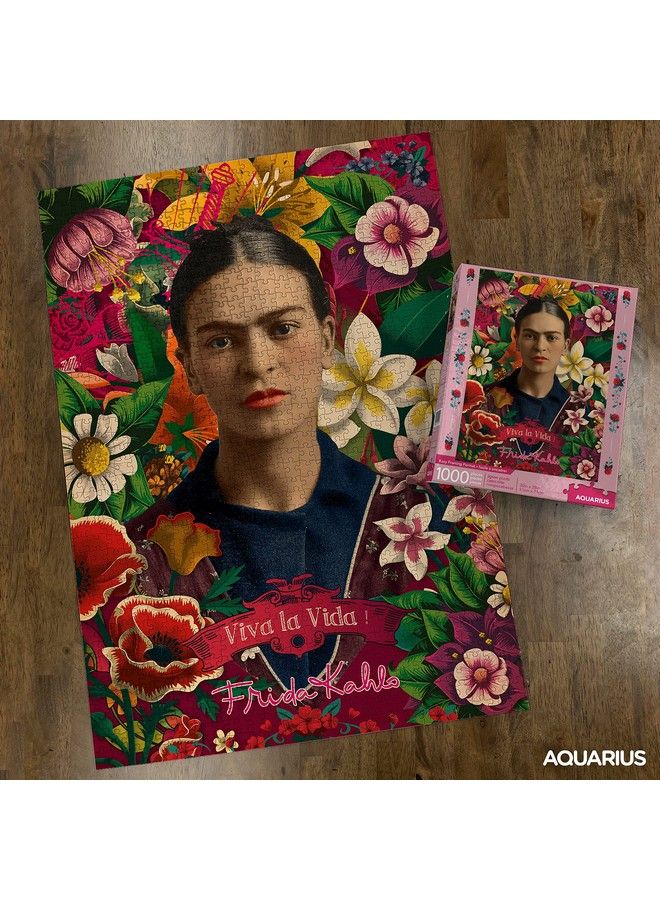 Frida Kahlo Puzzle (1000 Piece Jigsaw Puzzle) Officially Licensed Frida Kahlo Merchandise & Collectibles Glare Free Precision Fit 20 X 28 Inches