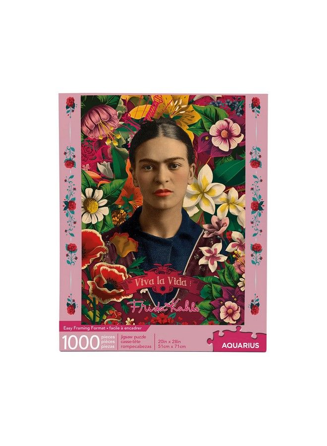 Frida Kahlo Puzzle (1000 Piece Jigsaw Puzzle) Officially Licensed Frida Kahlo Merchandise & Collectibles Glare Free Precision Fit 20 X 28 Inches