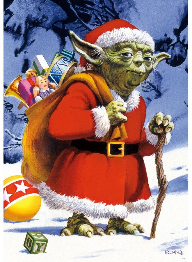 Star Wars Holiday Yoda 300 Large Piece Jigsaw Puzzle 168 Months To 1188 Months
