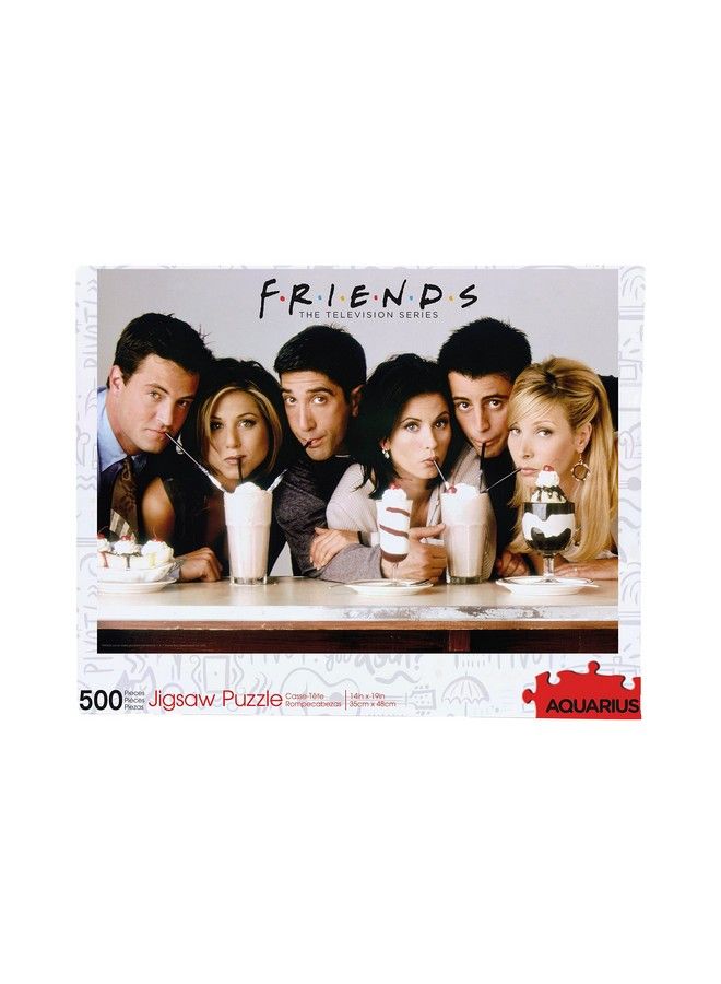 Friends Milkshake Puzzle (500 Piece Jigsaw Puzzle) Glare Free Precision Fit Officially Licensed Friends Tv Show Merchandise & Collectibles 14 X 19 Inches