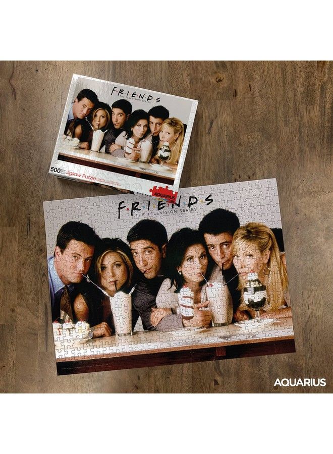 Friends Milkshake Puzzle (500 Piece Jigsaw Puzzle) Glare Free Precision Fit Officially Licensed Friends Tv Show Merchandise & Collectibles 14 X 19 Inches