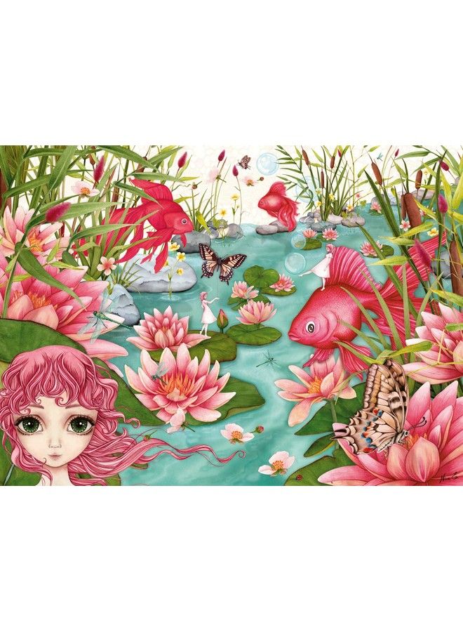 Minu'S Pond Daydreams 500 Piece Jigsaw Puzzle For Adults 16944 Every Piece Is Unique Softclick Technology Means Pieces Fit Together Perfectly