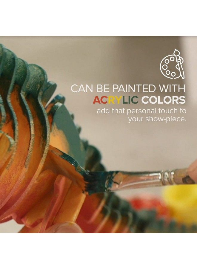 Diy 3D Wooden Puzzle 6 Assorted Dinosaur Bundle Pack Set Brain Teaser Puzzles Educational Stem Toy Adults And Kids To Build Safe And Non Toxic Easy Punch Out Premium Wood Jp2B1