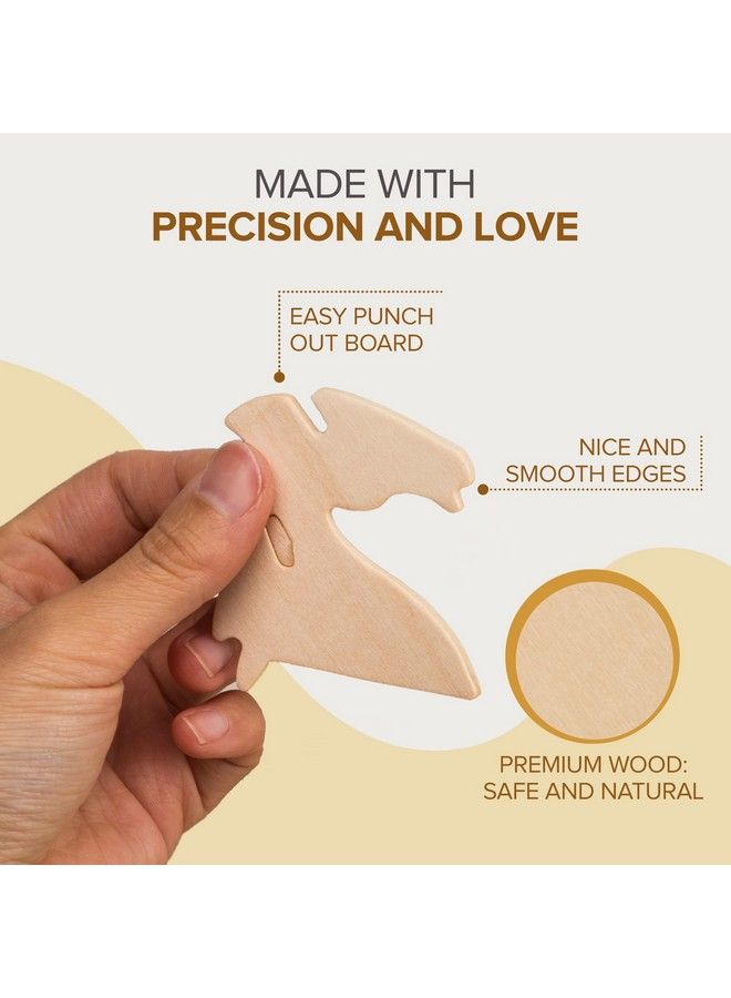 Diy 3D Wooden Puzzle 6 Assorted Dinosaur Bundle Pack Set Brain Teaser Puzzles Educational Stem Toy Adults And Kids To Build Safe And Non Toxic Easy Punch Out Premium Wood Jp2B1