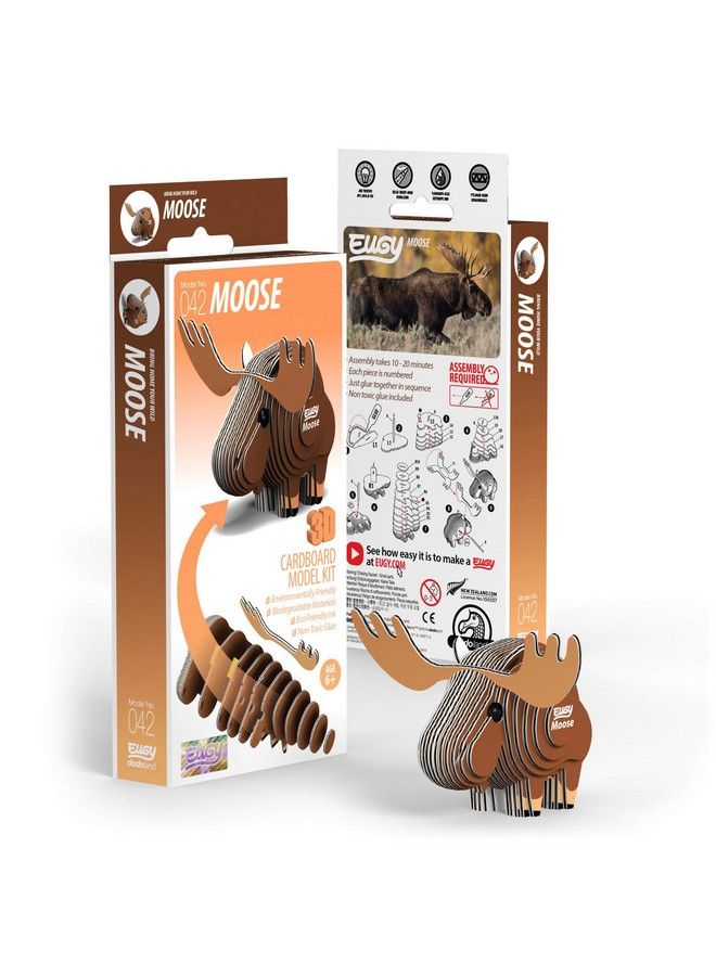 042 Moose Eco Friendly 3D Paper Puzzle [New Seal]