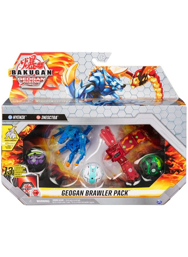 Geogan Brawler 5 Pack Exclusive Hyenix And Insectra Geogan And 3 Collectible Action Figures