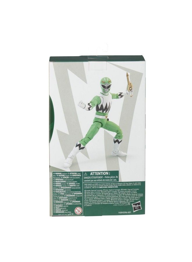 Lightning Collection Lost Galaxy Green Ranger 6 Inch Premium Collectible Action Figure Toy With Accessories Kids Ages 4 And Up